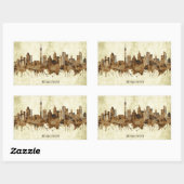 Toronto Canada Cityscape Rechthoekige Sticker (Vel)