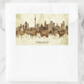 Toronto Canada Cityscape Rechthoekige Sticker (Tas)