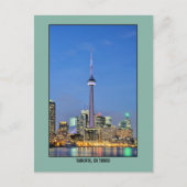 Toronto, Canada CN Tower foto Briefkaart (Voorkant)