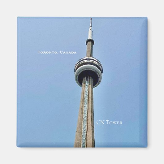 Toronto, Canada CN Tower-magneet Magneet (Voorkant)