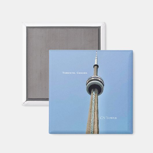 Toronto, Canada CN Tower Magnet (Voorkant / Achterkant)