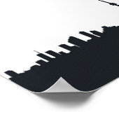 Toronto, Canada | Coördinaten voor zwarte en witte Poster (Hoek)