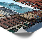 Toronto Canada Gooderham Building Waterverf Poster (Hoek)