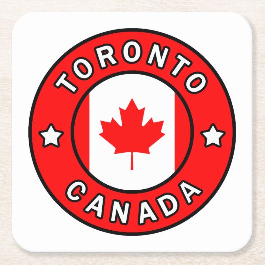 Toronto Canada Kartonnen Onderzetters (Voorkant)