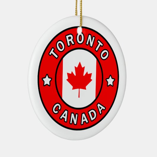 Toronto Canada Keramisch Ornament (Rechts)