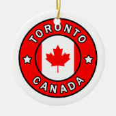 Toronto Canada Keramisch Ornament (Voorkant)