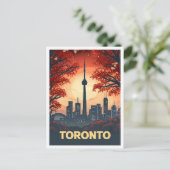 Toronto Canada  Kunst Reizen Illustratie Briefkaart (Staand voorkant)