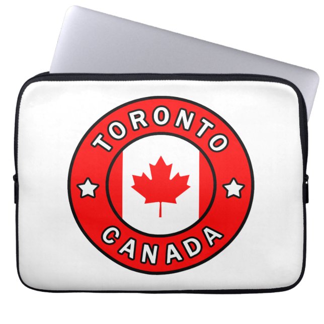 Toronto Canada Laptop Sleeve (Voorkant)