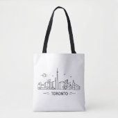 Toronto Canada Lineart Tas (Voorkant)