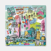 Toronto, Canada Magneet (Voorkant)