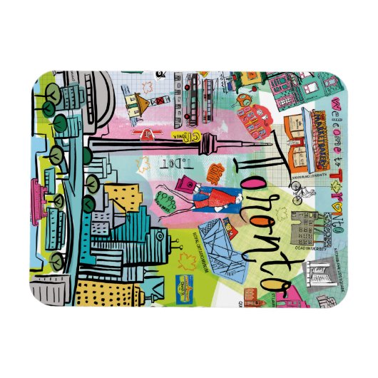 Toronto, Canada Magneet (Horizontaal)