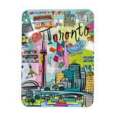 Toronto, Canada Magneet (Verticaal)