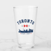 Toronto Canada Modern Skyline Glas (Voorkant)