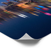 Toronto Canada night cityscape Poster (Hoek)