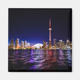 Toronto, Canada Night Skyline Magneet