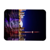 Toronto, Canada Night Skyline Magneet (Horizontaal)