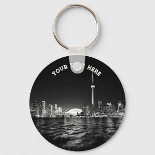 Toronto Canada Ontario Black White Vintage Sleutelhanger