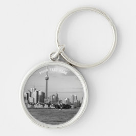 Toronto Canada Ontario Black White Vintage Sleutelhanger