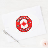 Toronto Canada Ovale Sticker (Envelop)