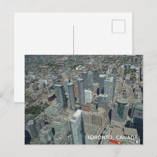 Toronto, Canada Pistcard Briefkaart (Voorkant / Achterkant)