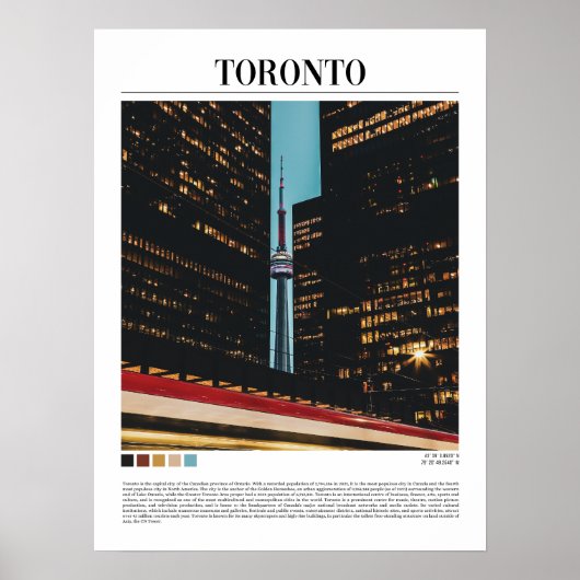 Toronto Canada Poster (Voorkant)