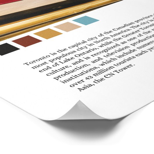 Toronto Canada Poster (Hoek)