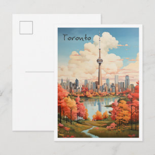 Toronto Canada Reis Esthetiek Briefkaart