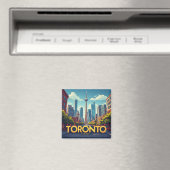 🍁 Toronto Canada Reis Herinnering Magneet (Insitu (Vaatwasser))