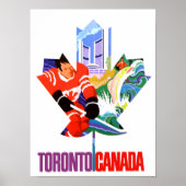 Toronto, Canada reisposter Poster (Voorkant)