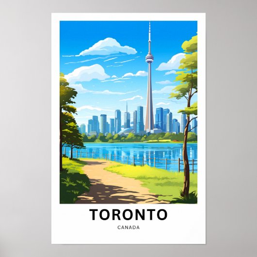 Toronto Canada Reisprint Poster (Voorkant)