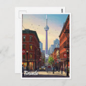 Toronto Canada Reizen Briefkaart (Voorkant / Achterkant)