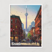 Toronto Canada Reizen Briefkaart (Voorkant)