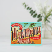 Toronto Canada Retro Ansichtkaart Briefkaart (Staand voorkant)