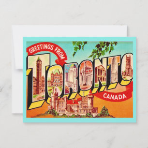 Toronto Canada Retro Ansichtkaart Briefkaart