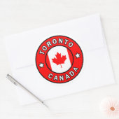 Toronto Canada Ronde Sticker (Envelop)