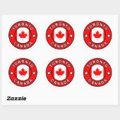 Toronto Canada Ronde Sticker (Vel)