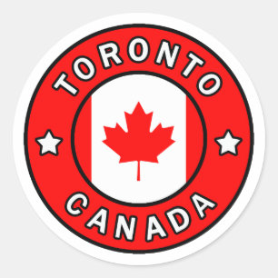Toronto Canada Ronde Sticker