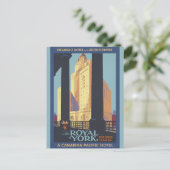  Toronto Canada Royal York Hotel Reizen Briefkaart (Staand voorkant)
