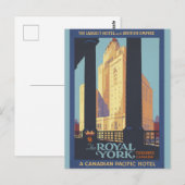  Toronto Canada Royal York Hotel Reizen Briefkaart (Voorkant / Achterkant)