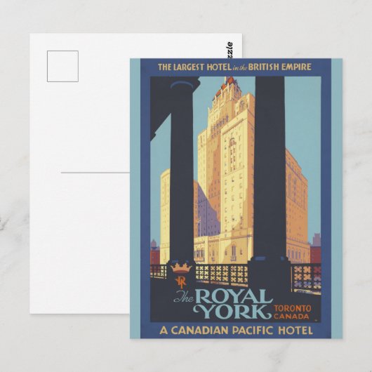  Toronto Canada Royal York Hotel Reizen Briefkaart (Voorkant / Achterkant)