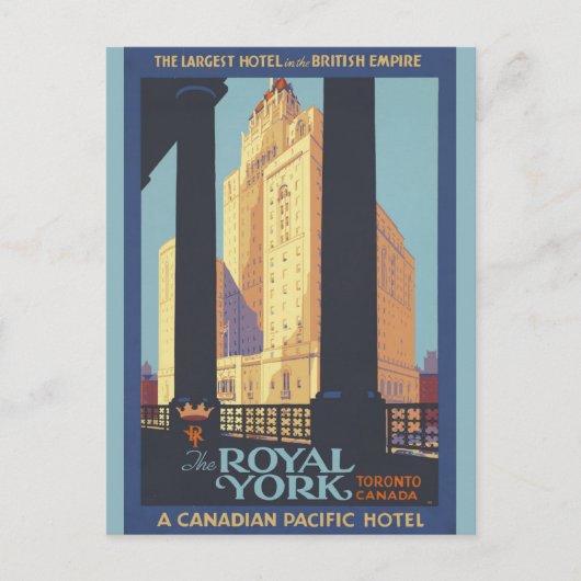  Toronto Canada Royal York Hotel Reizen Briefkaart (Voorkant)