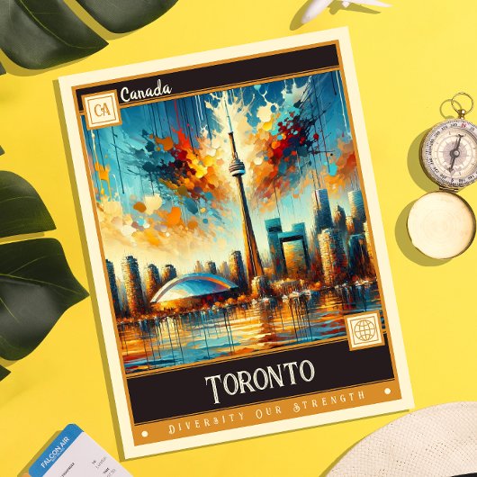 Toronto, Canada |  schilderij Briefkaart