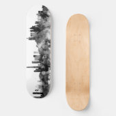 Toronto Canada Skyline Black White Persoonlijk Skateboard (Voorkant)