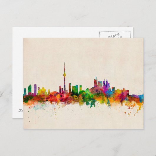 Toronto Canada Skyline Briefkaart (Voorkant / Achterkant)