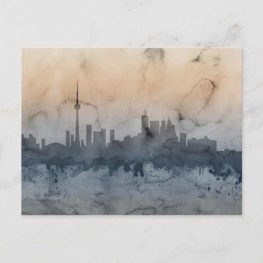 Toronto Canada Skyline Briefkaart (Voorkant)