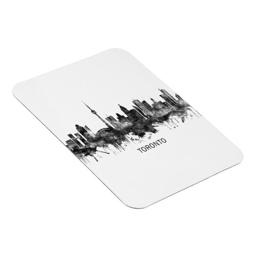 Toronto Canada Skyline BW Magneet (Rechterzijde)