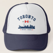 Toronto Canada Skyline City Trucker Pet (Voorkant)
