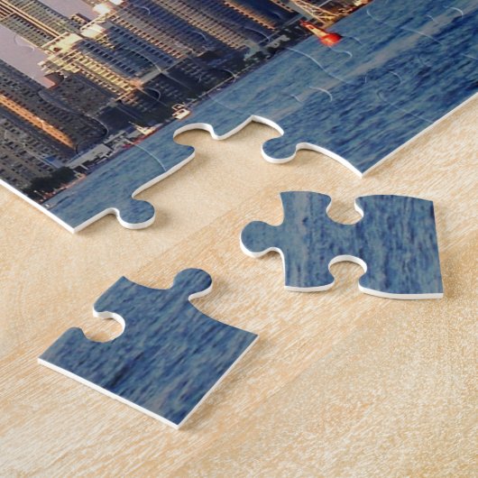 Toronto Canada skyline cityscape. Legpuzzel (Zijkant)