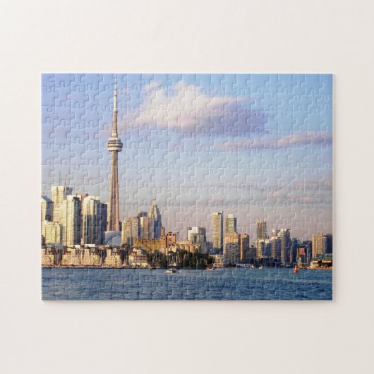 Toronto Canada skyline cityscape. Legpuzzel (Horizontaal)