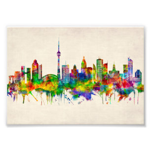 Toronto Canada Skyline Foto Afdruk